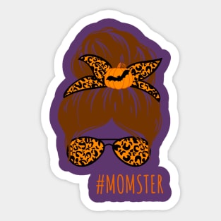 Brunette momster Sticker